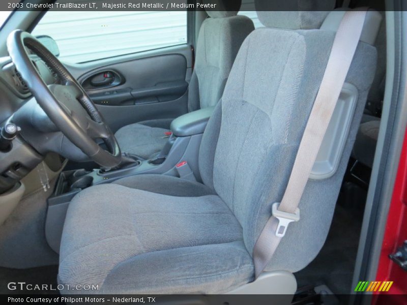 Majestic Red Metallic / Medium Pewter 2003 Chevrolet TrailBlazer LT