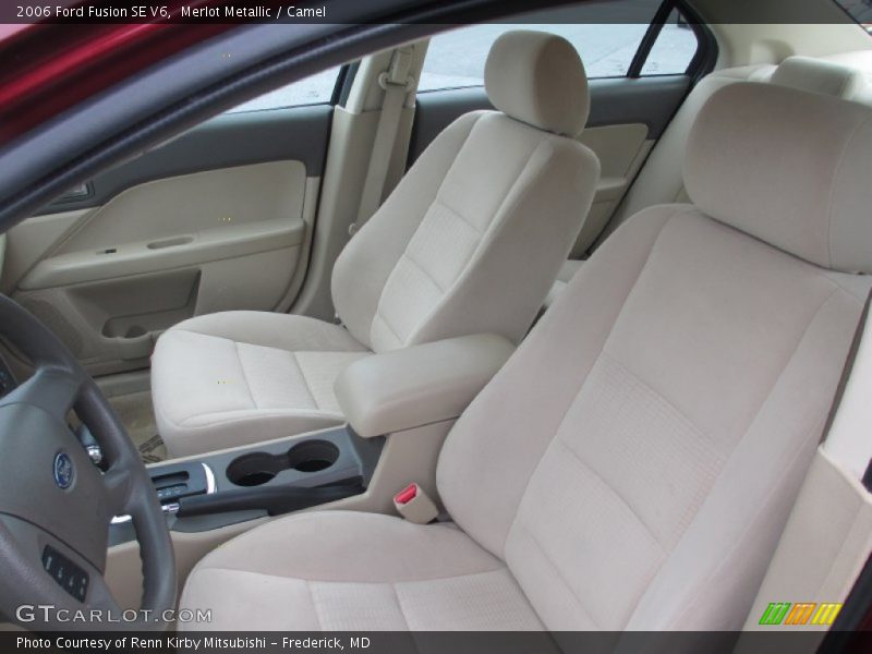 Merlot Metallic / Camel 2006 Ford Fusion SE V6