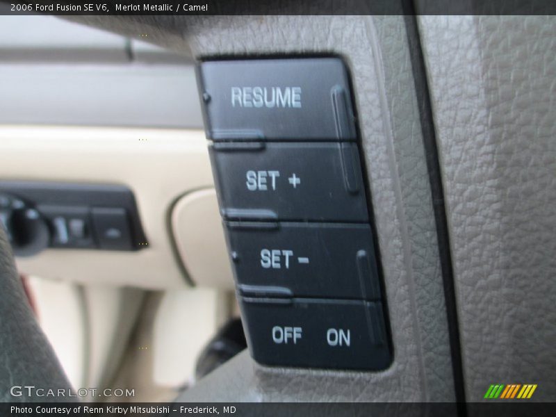 Merlot Metallic / Camel 2006 Ford Fusion SE V6