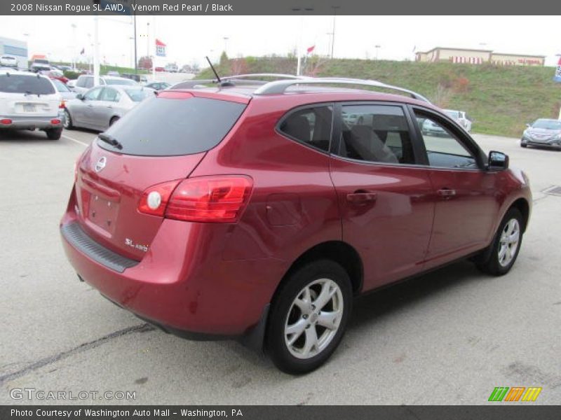 Venom Red Pearl / Black 2008 Nissan Rogue SL AWD