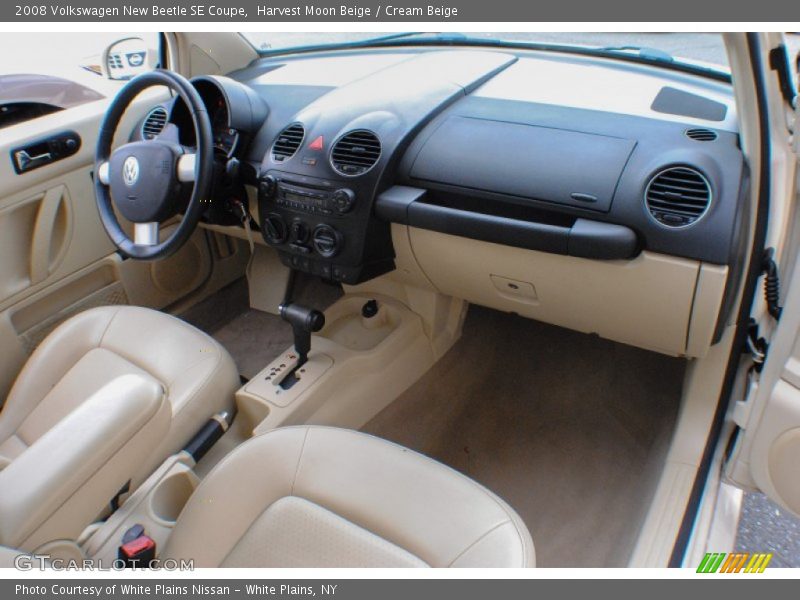  2008 New Beetle SE Coupe Cream Beige Interior