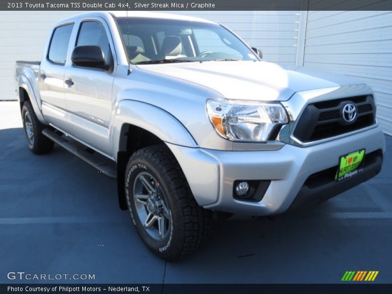 Silver Streak Mica / Graphite 2013 Toyota Tacoma TSS Double Cab 4x4
