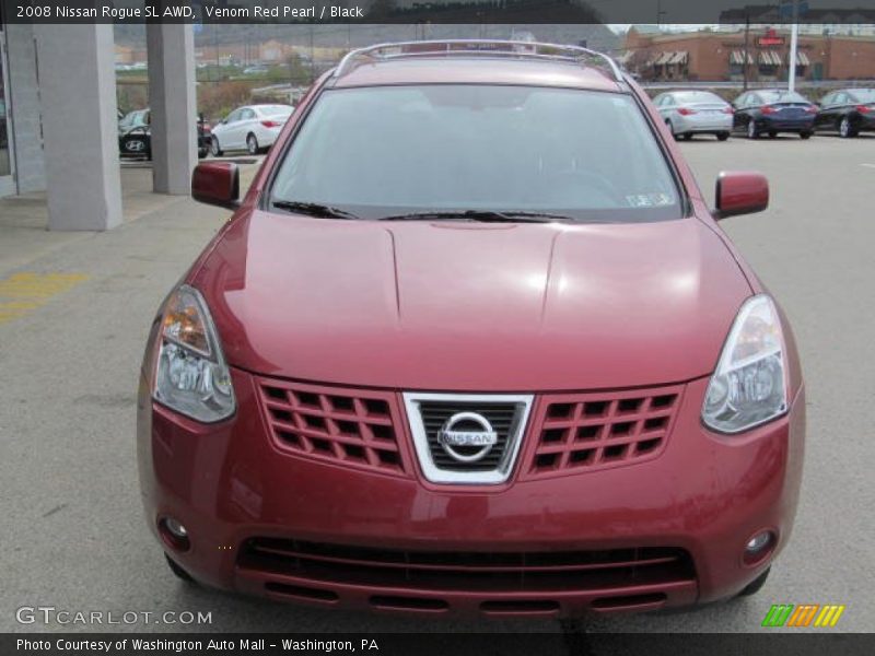 Venom Red Pearl / Black 2008 Nissan Rogue SL AWD