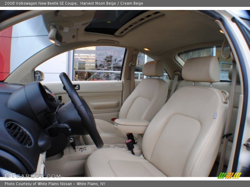  2008 New Beetle SE Coupe Cream Beige Interior