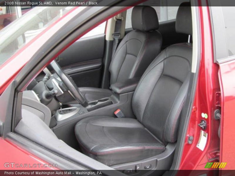 Venom Red Pearl / Black 2008 Nissan Rogue SL AWD