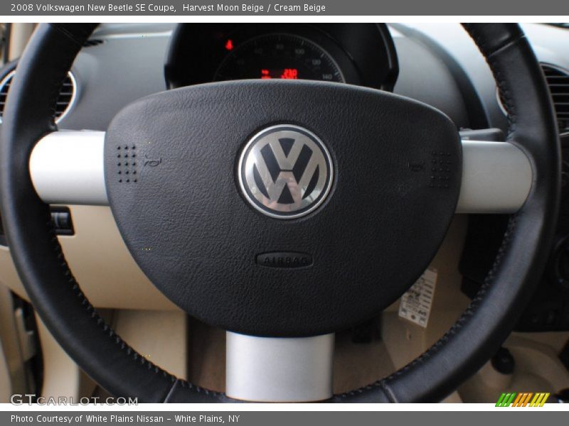 Harvest Moon Beige / Cream Beige 2008 Volkswagen New Beetle SE Coupe