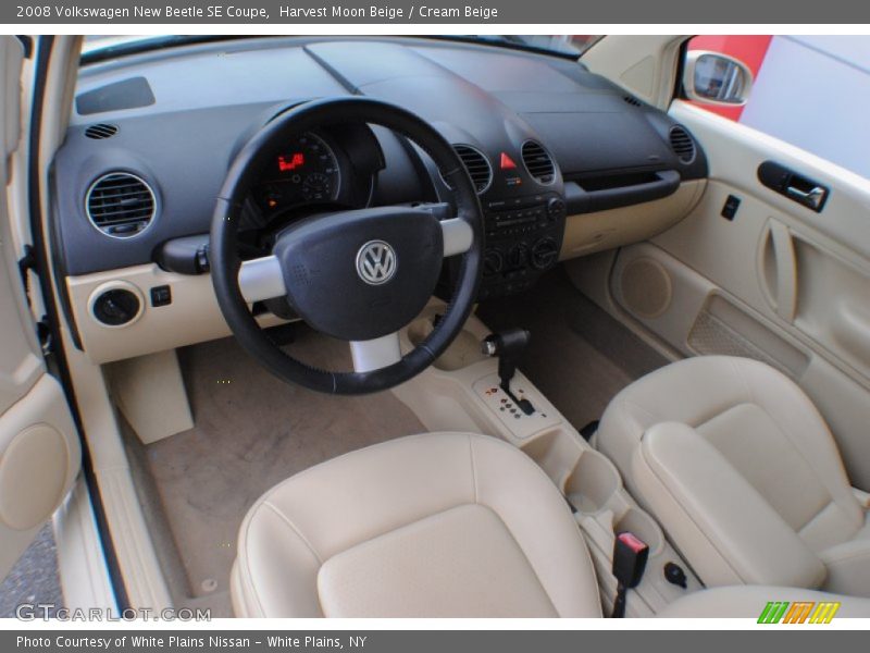 Cream Beige Interior - 2008 New Beetle SE Coupe 