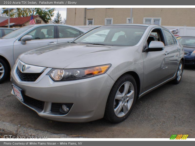 Palladium Metallic / Ebony 2010 Acura TSX Sedan