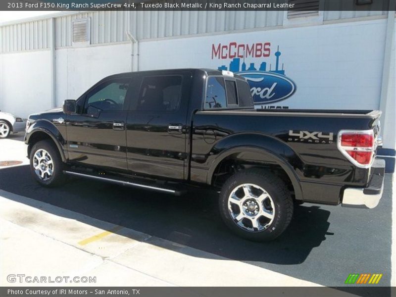 Tuxedo Black Metallic / King Ranch Chaparral Leather 2013 Ford F150 King Ranch SuperCrew 4x4