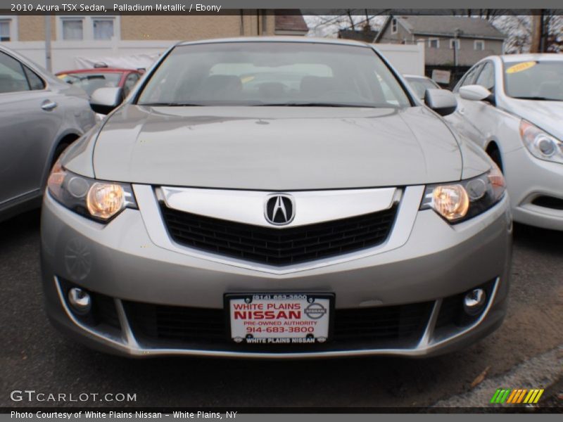Palladium Metallic / Ebony 2010 Acura TSX Sedan