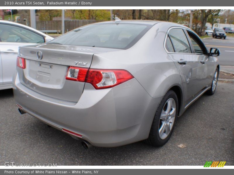 Palladium Metallic / Ebony 2010 Acura TSX Sedan