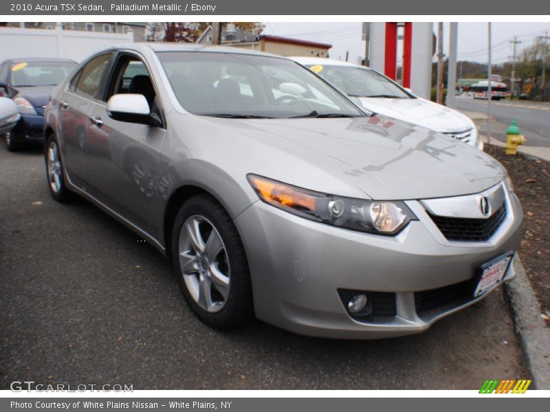 Palladium Metallic / Ebony 2010 Acura TSX Sedan