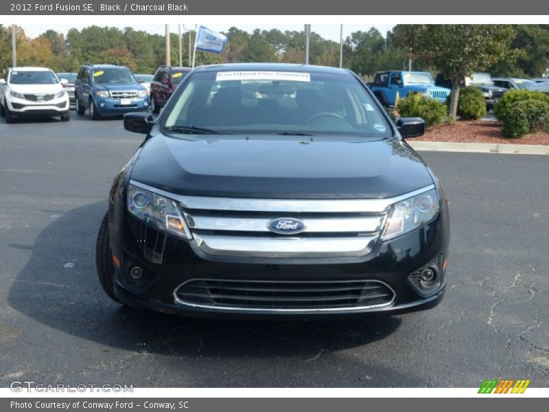 Black / Charcoal Black 2012 Ford Fusion SE
