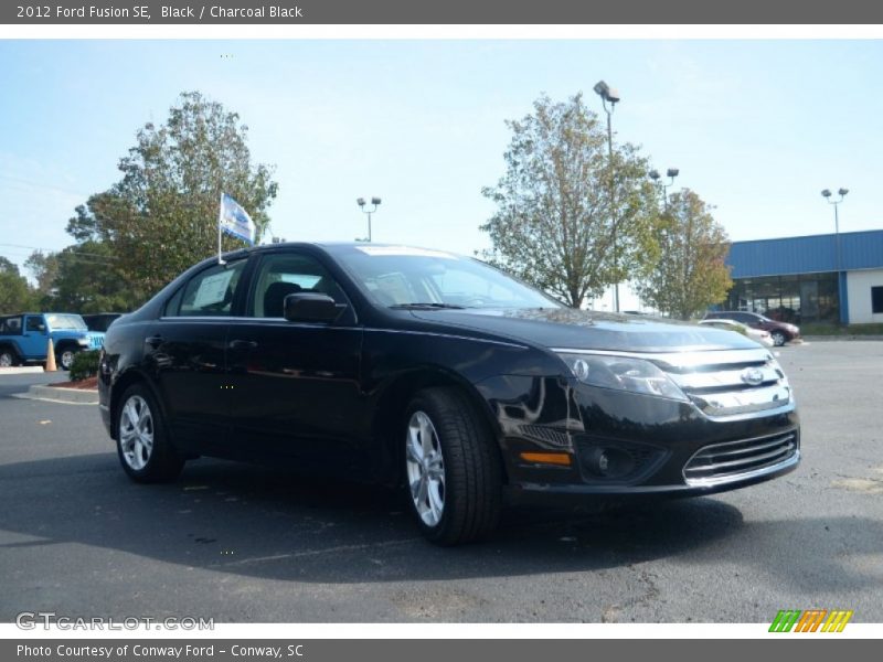 Black / Charcoal Black 2012 Ford Fusion SE