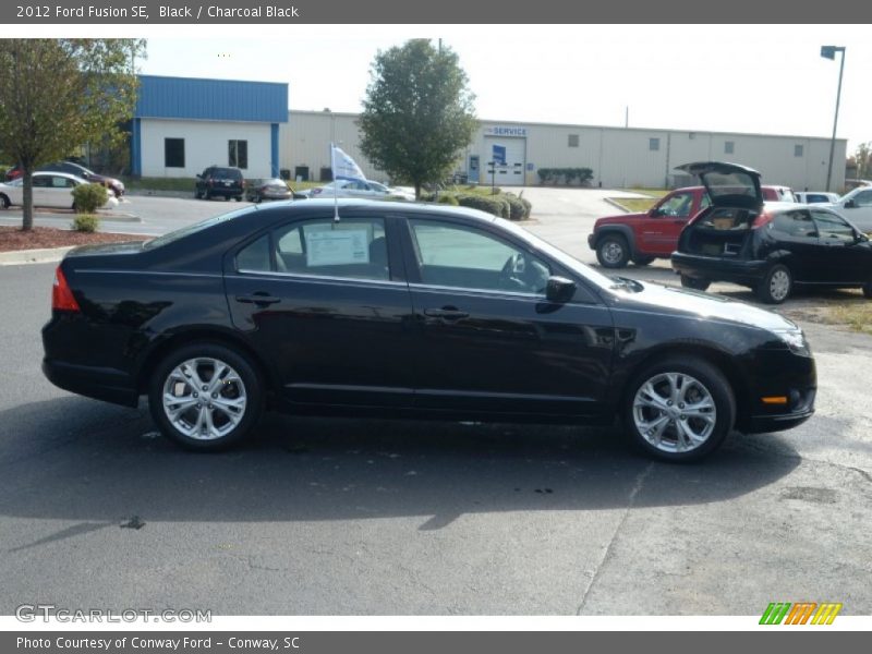 Black / Charcoal Black 2012 Ford Fusion SE