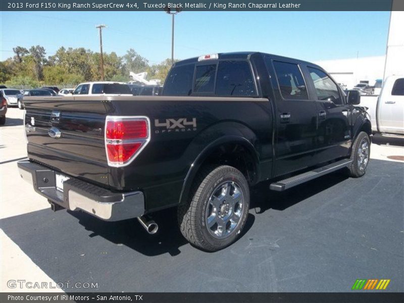 Tuxedo Black Metallic / King Ranch Chaparral Leather 2013 Ford F150 King Ranch SuperCrew 4x4