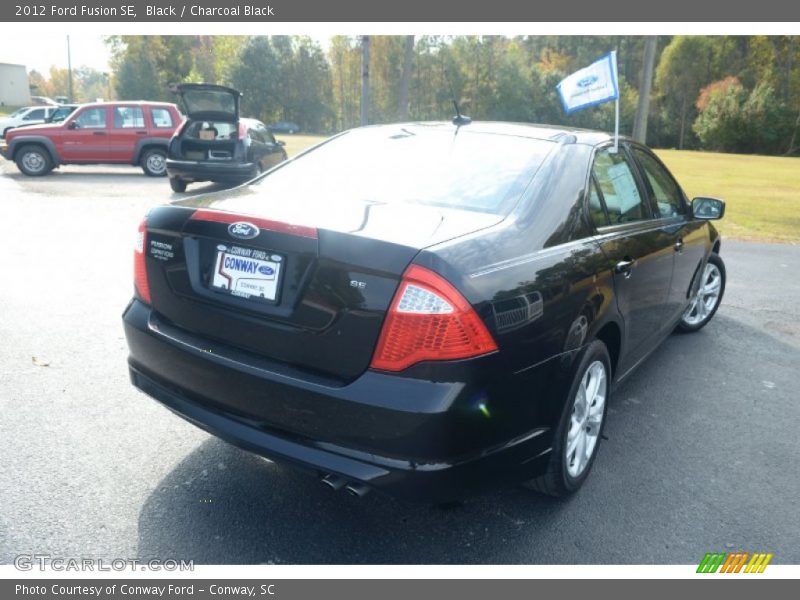 Black / Charcoal Black 2012 Ford Fusion SE