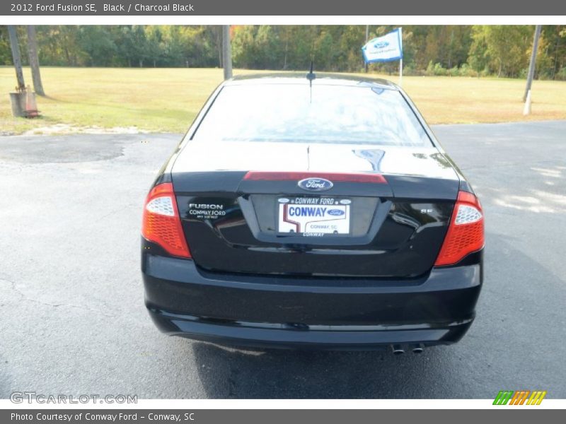 Black / Charcoal Black 2012 Ford Fusion SE