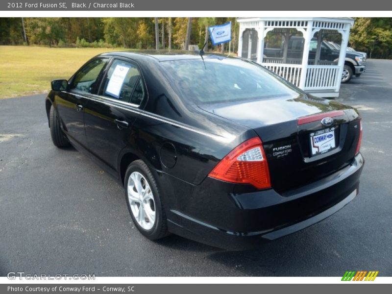 Black / Charcoal Black 2012 Ford Fusion SE