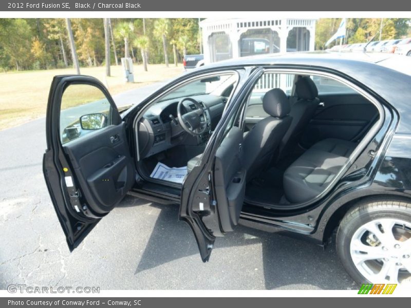 Black / Charcoal Black 2012 Ford Fusion SE