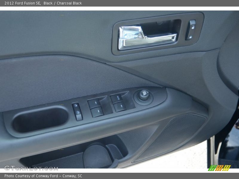 Black / Charcoal Black 2012 Ford Fusion SE