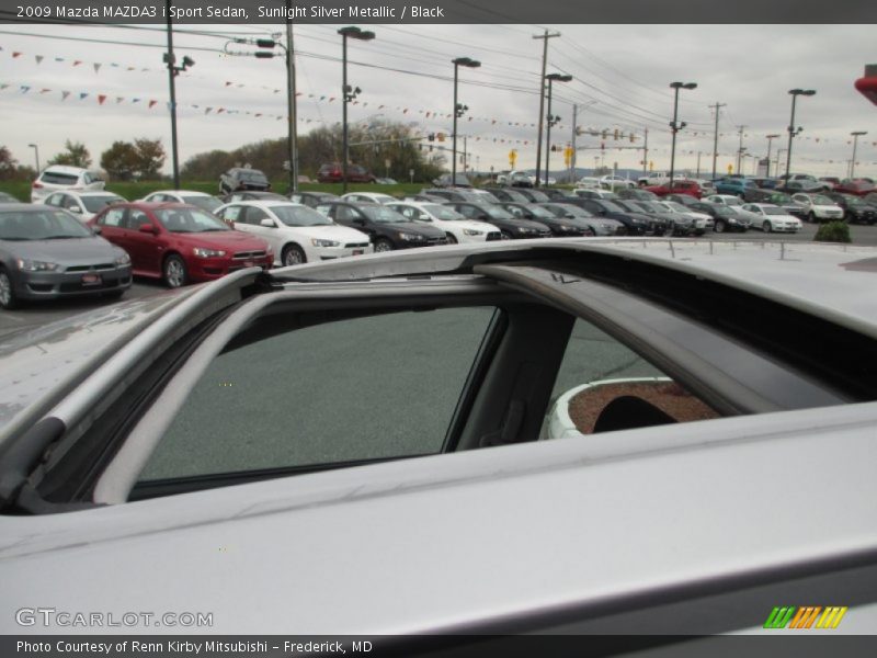 Sunlight Silver Metallic / Black 2009 Mazda MAZDA3 i Sport Sedan