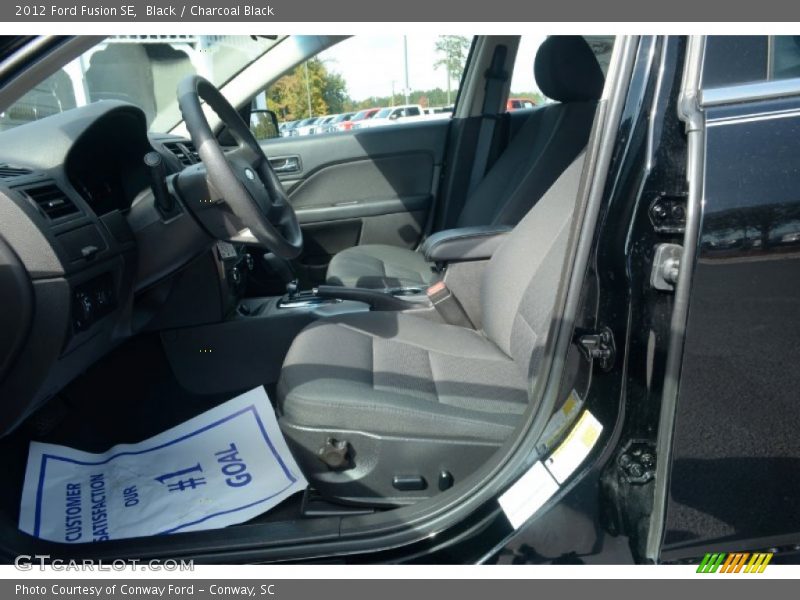Black / Charcoal Black 2012 Ford Fusion SE