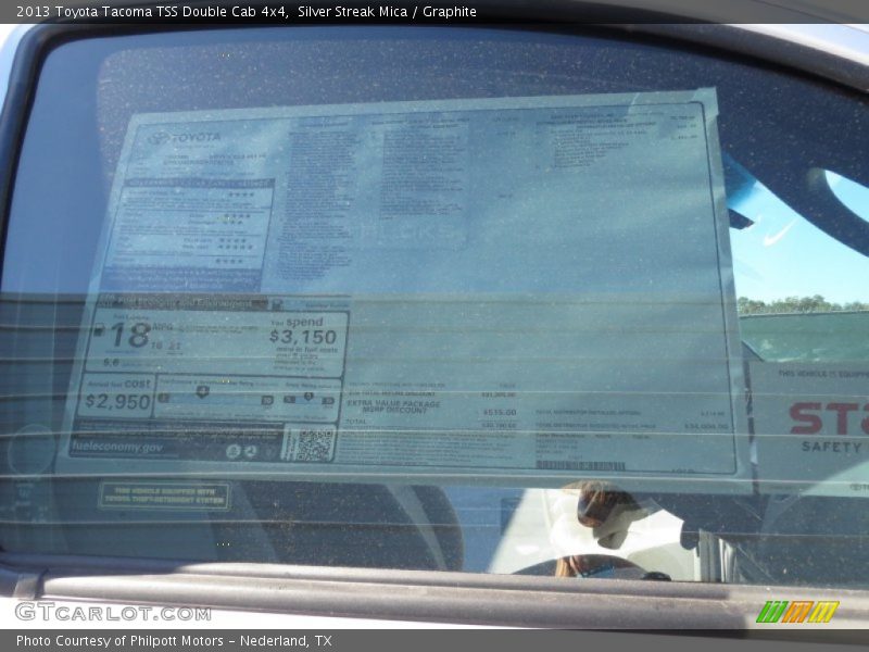 Silver Streak Mica / Graphite 2013 Toyota Tacoma TSS Double Cab 4x4