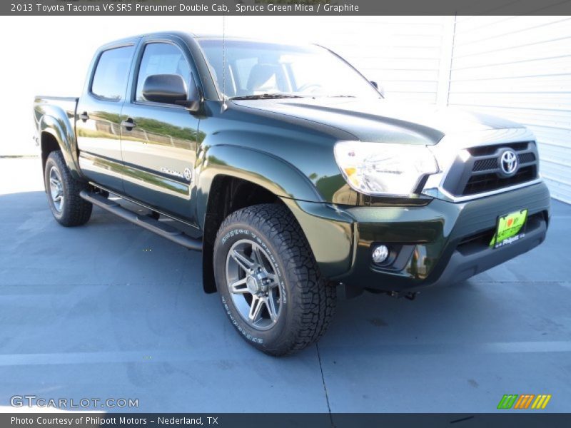 Spruce Green Mica / Graphite 2013 Toyota Tacoma V6 SR5 Prerunner Double Cab