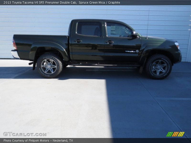 Spruce Green Mica / Graphite 2013 Toyota Tacoma V6 SR5 Prerunner Double Cab