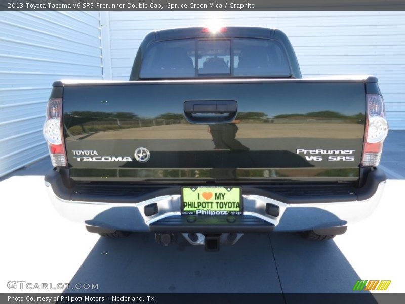 Spruce Green Mica / Graphite 2013 Toyota Tacoma V6 SR5 Prerunner Double Cab