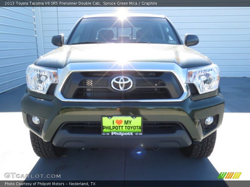Spruce Green Mica / Graphite 2013 Toyota Tacoma V6 SR5 Prerunner Double Cab