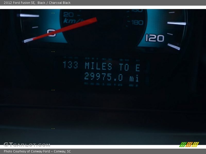 Black / Charcoal Black 2012 Ford Fusion SE