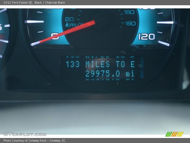 Black / Charcoal Black 2012 Ford Fusion SE
