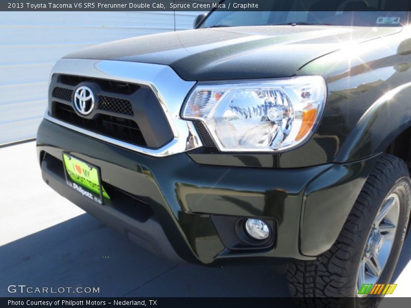 Spruce Green Mica / Graphite 2013 Toyota Tacoma V6 SR5 Prerunner Double Cab