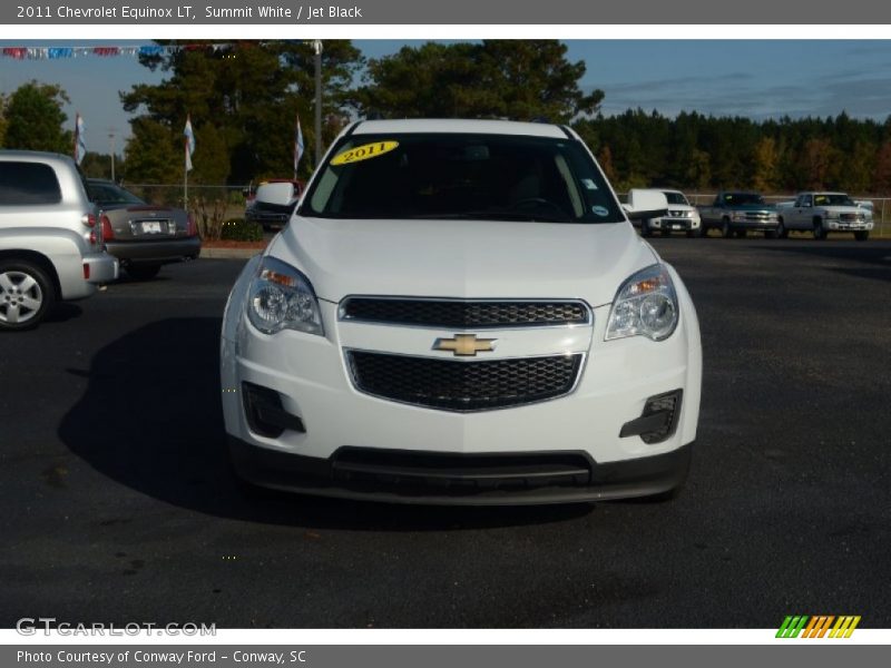 Summit White / Jet Black 2011 Chevrolet Equinox LT