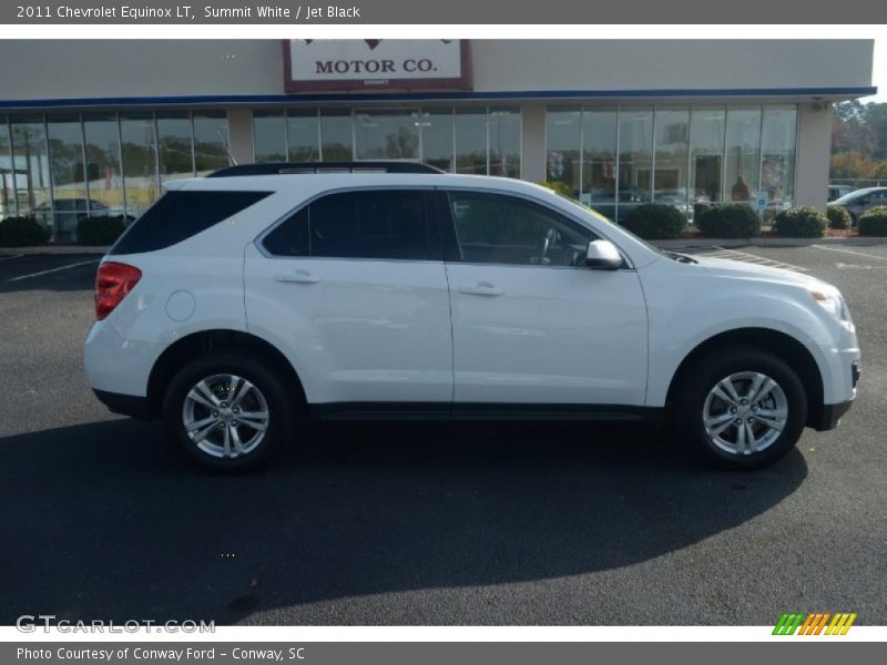 Summit White / Jet Black 2011 Chevrolet Equinox LT