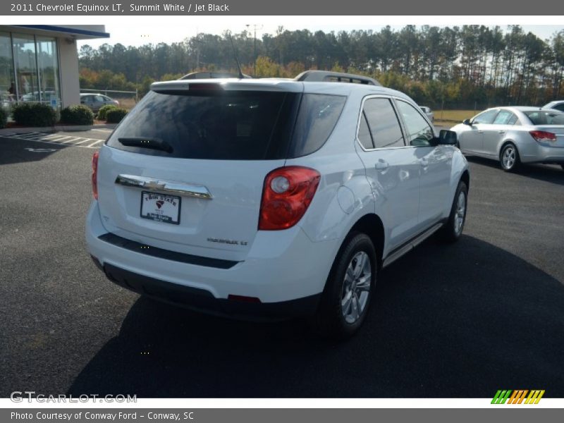 Summit White / Jet Black 2011 Chevrolet Equinox LT