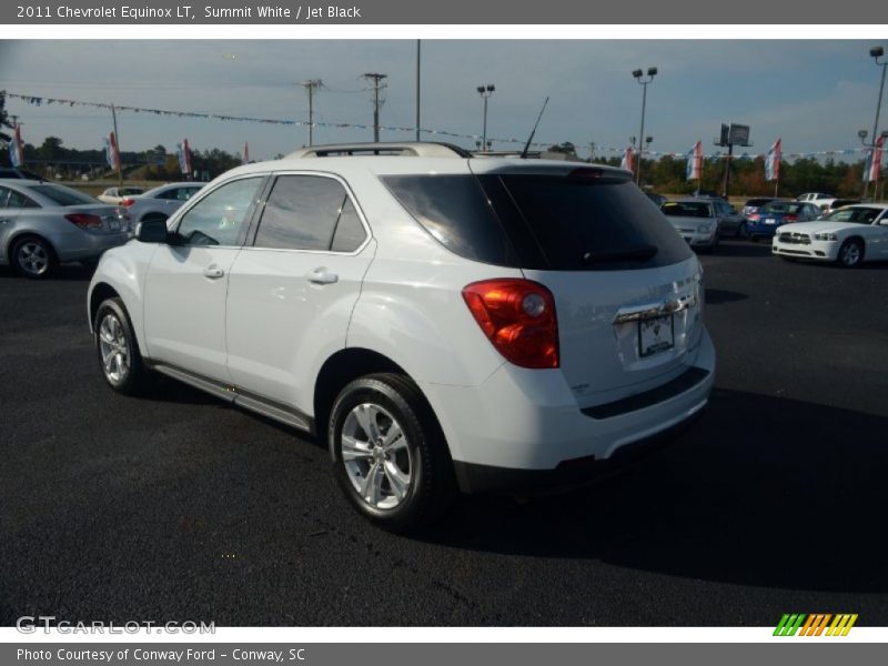 Summit White / Jet Black 2011 Chevrolet Equinox LT