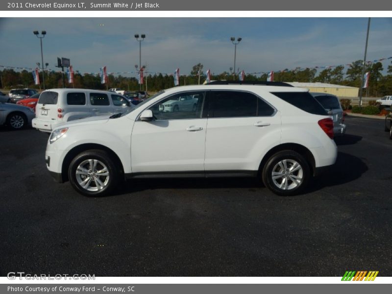Summit White / Jet Black 2011 Chevrolet Equinox LT