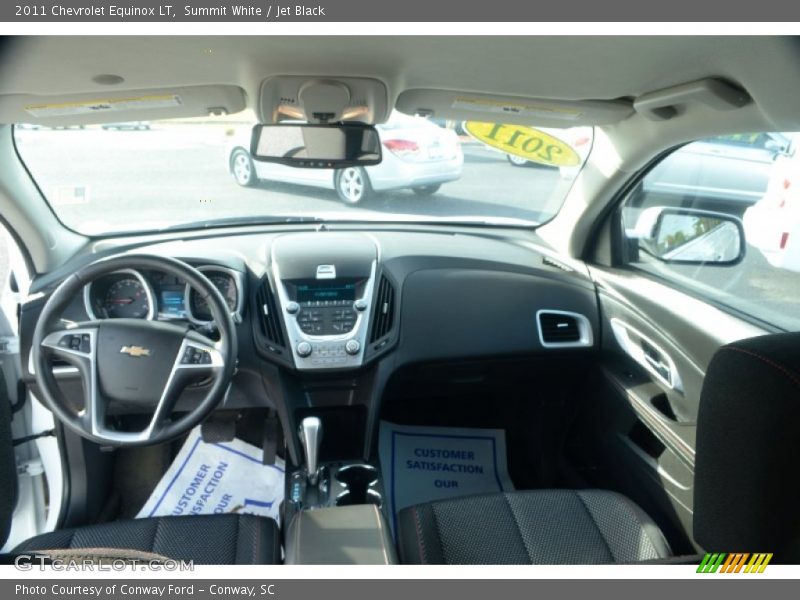 Summit White / Jet Black 2011 Chevrolet Equinox LT