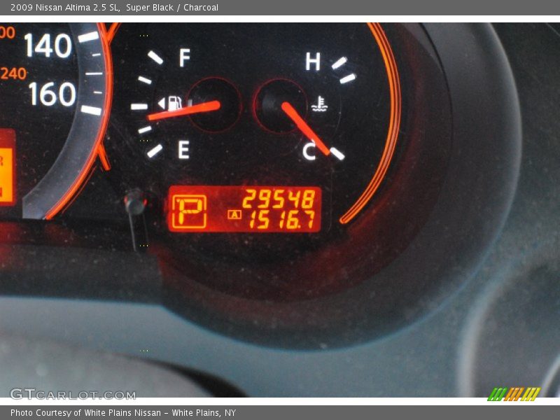 Super Black / Charcoal 2009 Nissan Altima 2.5 SL