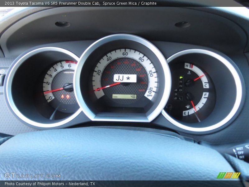 Spruce Green Mica / Graphite 2013 Toyota Tacoma V6 SR5 Prerunner Double Cab