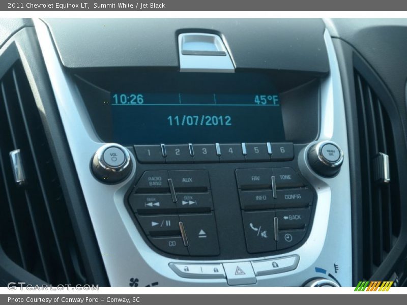 Summit White / Jet Black 2011 Chevrolet Equinox LT