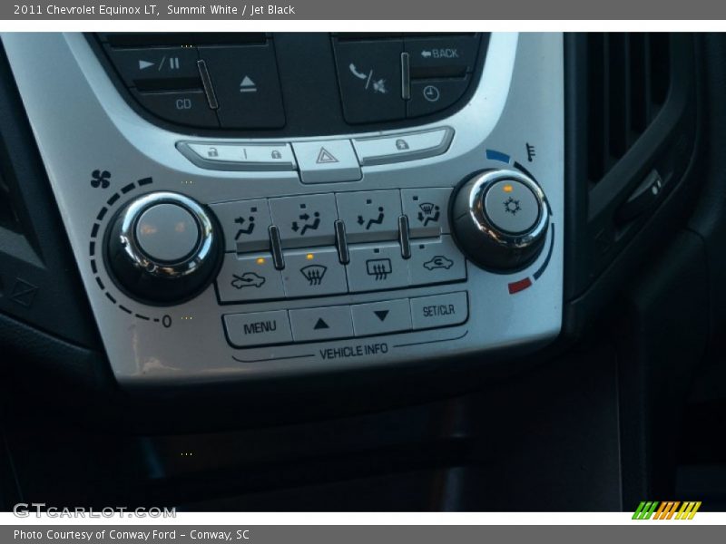 Summit White / Jet Black 2011 Chevrolet Equinox LT