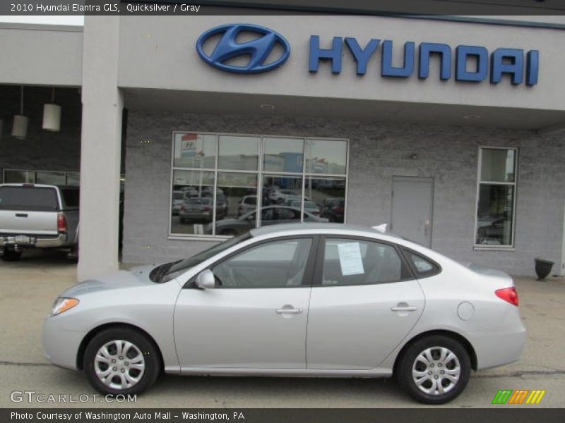 Quicksilver / Gray 2010 Hyundai Elantra GLS