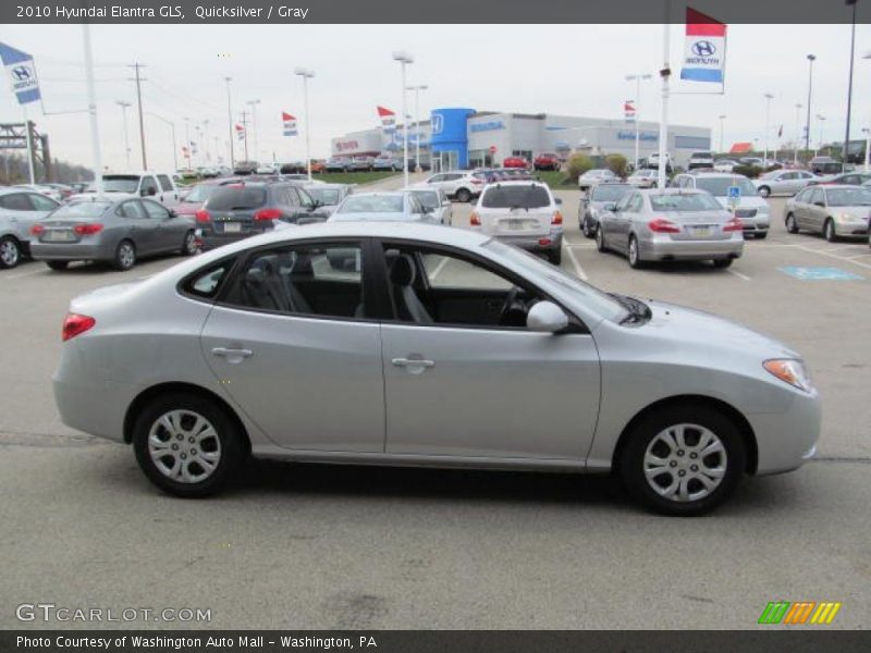 Quicksilver / Gray 2010 Hyundai Elantra GLS