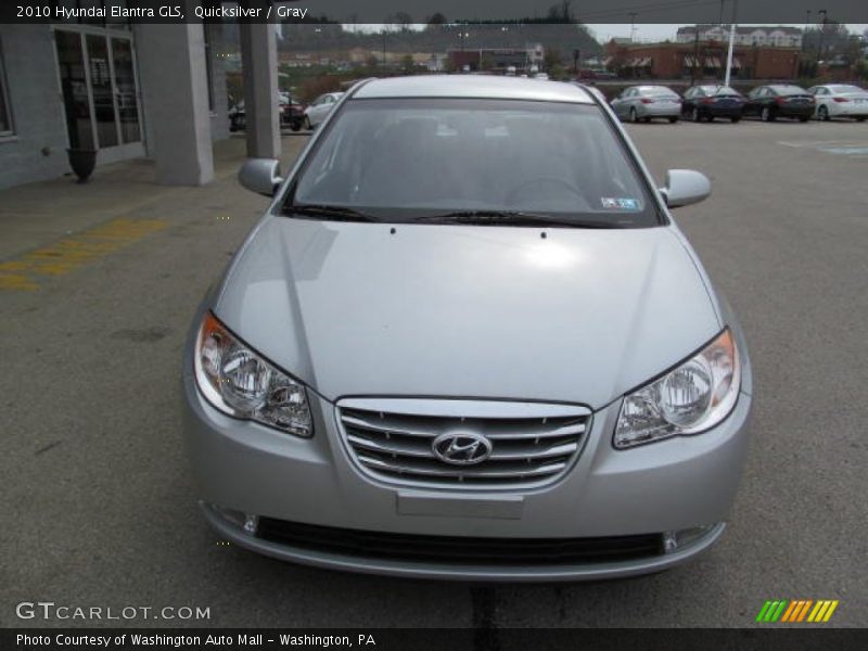Quicksilver / Gray 2010 Hyundai Elantra GLS