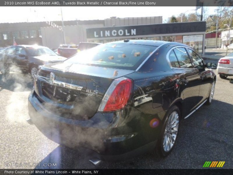 Tuxedo Black Metallic / Charcoal Black/Fine Line Ebony 2010 Lincoln MKS EcoBoost AWD