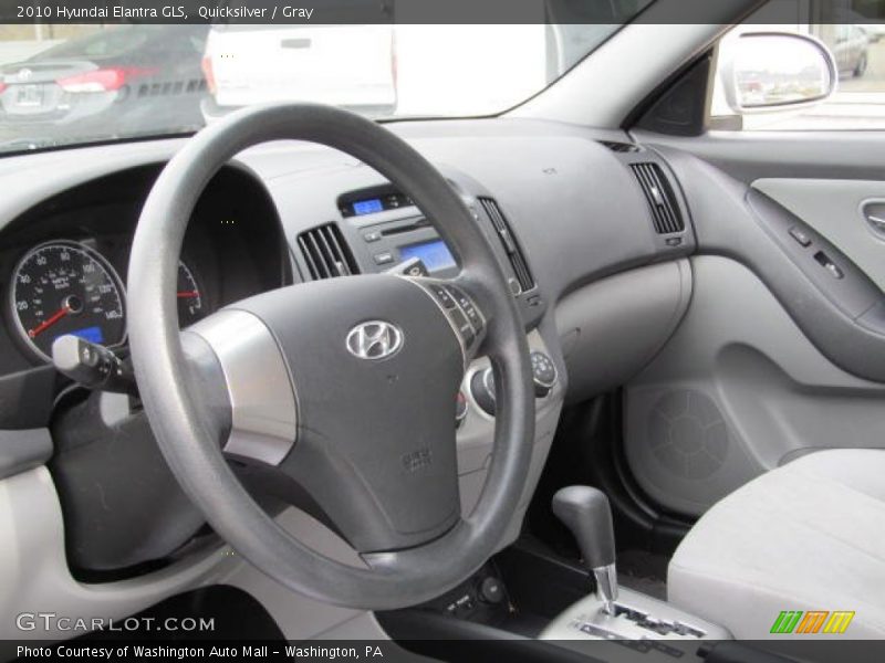 Quicksilver / Gray 2010 Hyundai Elantra GLS